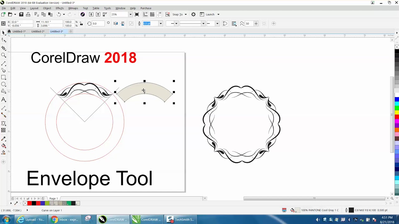 measure tool corel draw